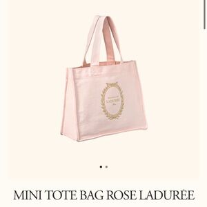 Ladurée Pink Mini Tote Bag
